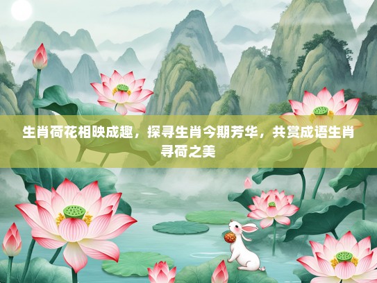 生肖荷花相映成趣，探寻生肖今期芳华，共赏成语生肖寻荷之美