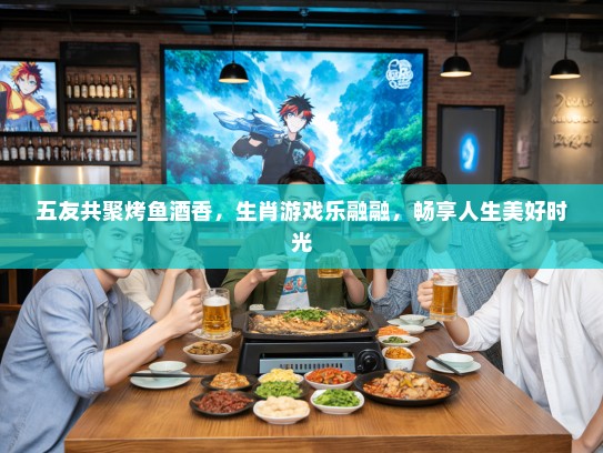 五友共聚烤鱼酒香，生肖游戏乐融融，畅享人生美好时光