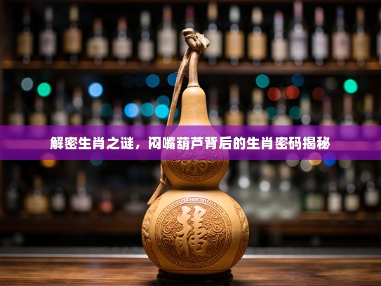 解密生肖之谜，闷嘴葫芦背后的生肖密码揭秘