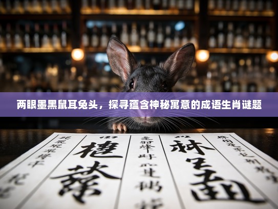 两眼墨黑鼠耳兔头,探寻蕴含神秘寓意的成语生肖谜题 两眼墨黑鼠耳兔头,探寻蕴含神秘寓意的成语生肖谜题