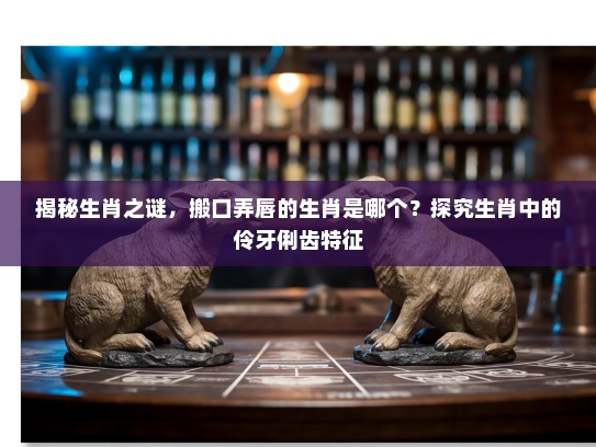 揭秘生肖之谜,搬口弄唇的生肖是哪个?探究生肖中的伶牙俐齿特征 揭秘生肖之谜,搬口弄唇的生肖是哪个?探究生肖中的伶牙俐齿特征