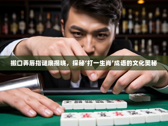 搬口弄唇指谜底揭晓,探秘‘打一生肖’成语的文化奥秘 搬口弄唇指谜底揭晓,探秘‘打一生肖’成语的文化奥秘