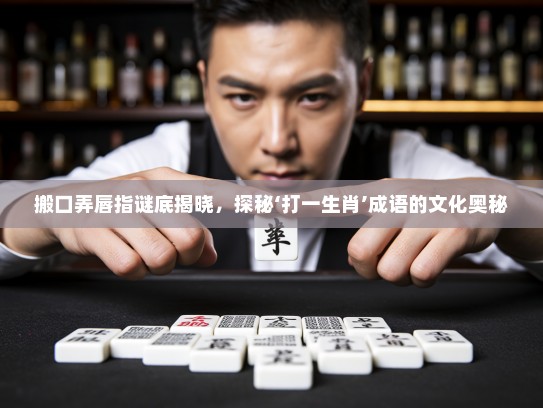 搬口弄唇指谜底揭晓,探秘‘打一生肖’成语的文化奥秘 搬口弄唇指谜底揭晓,探秘‘打一生肖’成语的文化奥秘
