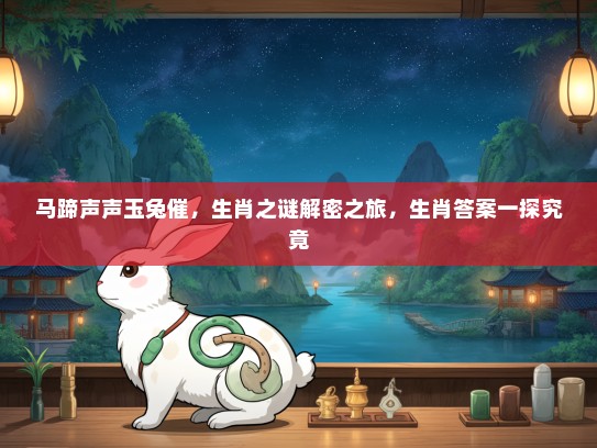 马蹄声声玉兔催,生肖之谜解密之旅,生肖答案一探究竟 马蹄声声玉兔催,生肖之谜解密之旅,生肖答案一探究竟