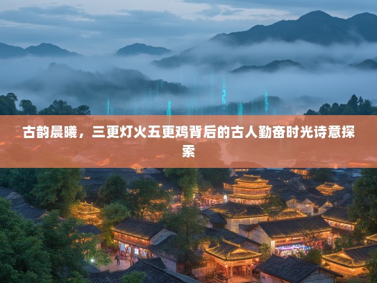 古韵晨曦,三更灯火五更鸡背后的古人勤奋时光诗意探索 古韵晨曦,三更灯火五更鸡背后的古人勤奋时光诗意探索