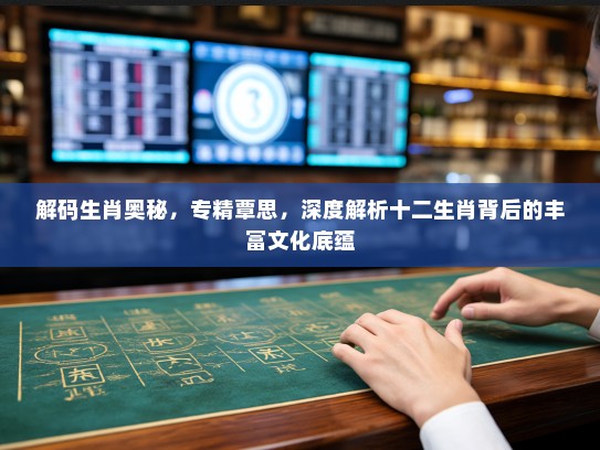 解码生肖奥秘,专精覃思,深度解析十二生肖背后的丰富文化底蕴 解码生肖奥秘,专精覃思,深度解析十二生肖背后的丰富文化底蕴