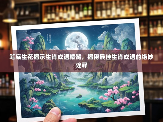笔底生花揭示生肖成语精髓,揭秘最佳生肖成语的绝妙诠释 笔底生花揭示生肖成语精髓,揭秘最佳生肖成语的绝妙诠释