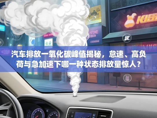 汽车排放一氧化碳峰值揭秘，怠速、高负荷与急加速下哪一种状态排放量惊人？