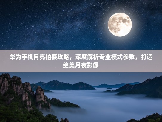 华为手机月亮拍摄攻略，深度解析专业模式参数，打造绝美月夜影像