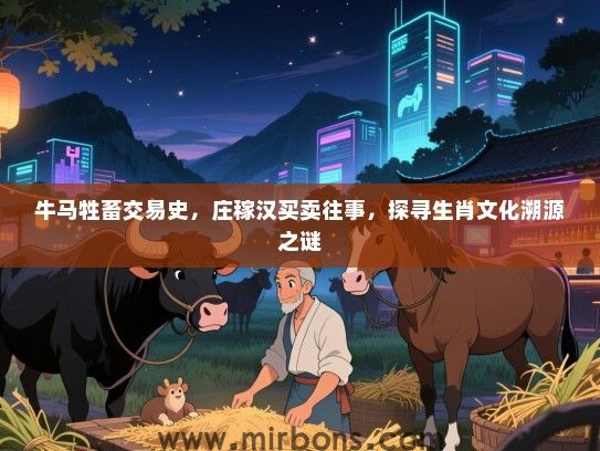 牛马牲畜交易史，庄稼汉买卖往事，探寻生肖文化溯源之谜