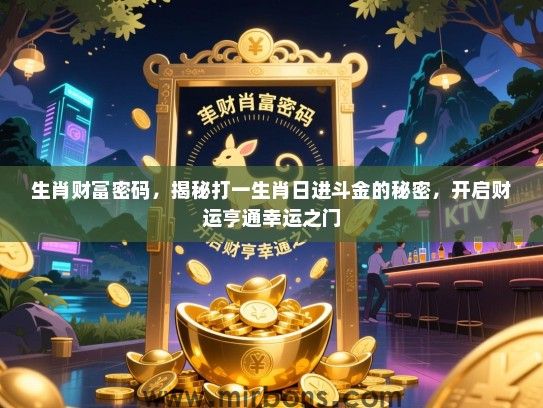 生肖财富密码，揭秘打一生肖日进斗金的秘密，开启财运亨通幸运之门