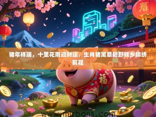 猪年祥瑞,十里花雨迎财运,生肖猪寓意碧野钱乡锦绣前程 猪年祥瑞,十里花雨迎财运,生肖猪寓意碧野钱乡锦绣前程