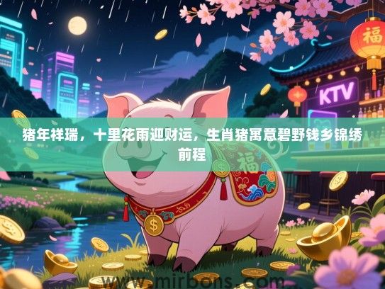 猪年祥瑞,十里花雨迎财运,生肖猪寓意碧野钱乡锦绣前程 猪年祥瑞,十里花雨迎财运,生肖猪寓意碧野钱乡锦绣前程