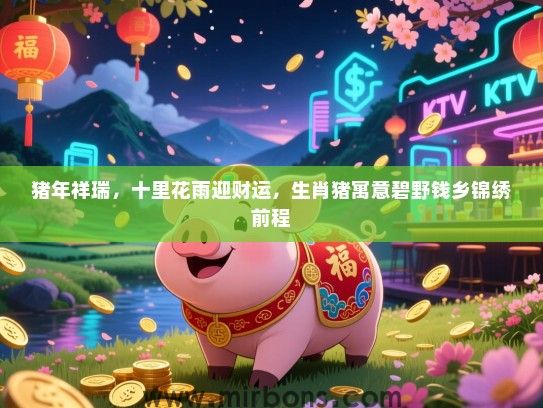 猪年祥瑞,十里花雨迎财运,生肖猪寓意碧野钱乡锦绣前程 猪年祥瑞,十里花雨迎财运,生肖猪寓意碧野钱乡锦绣前程