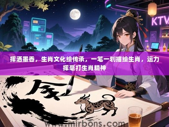 挥洒墨香，生肖文化绘传承，一笔一划描绘生肖，运力挥毫打生肖精神