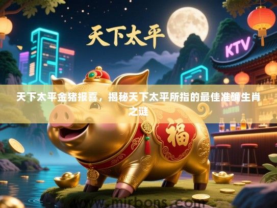 天下太平金猪报喜，揭秘天下太平所指的最佳准确生肖之谜