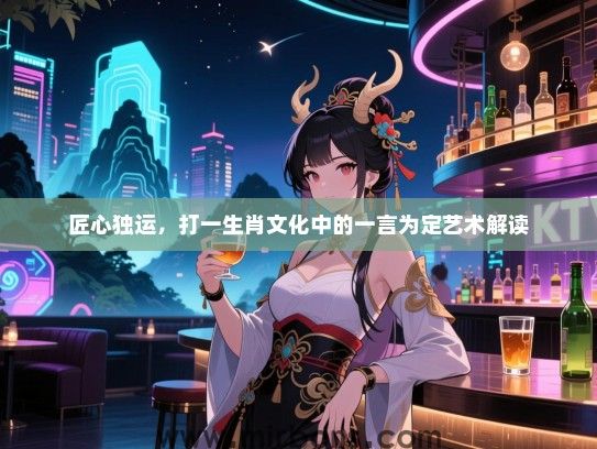 匠心独运,打一生肖文化中的一言为定艺术解读 匠心独运,打一生肖文化中的一言为定艺术解读
