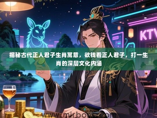 揭秘古代正人君子生肖寓意,欲钱看正人君子,打一生肖的深层文化内涵 揭秘古代正人君子生肖寓意,欲钱看正人君子,打一生肖的深层文化内涵