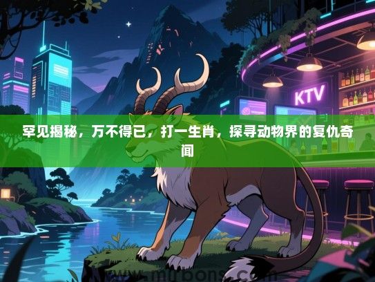 罕见揭秘，万不得已，打一生肖，探寻动物界的复仇奇闻