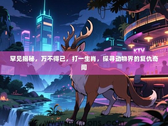 罕见揭秘，万不得已，打一生肖，探寻动物界的复仇奇闻