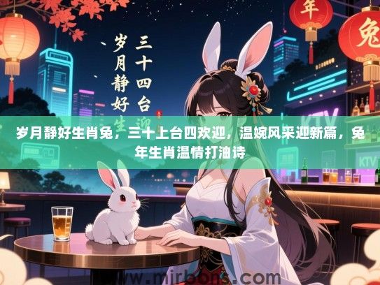 岁月静好生肖兔，三十上台四欢迎，温婉风采迎新篇，兔年生肖温情打油诗